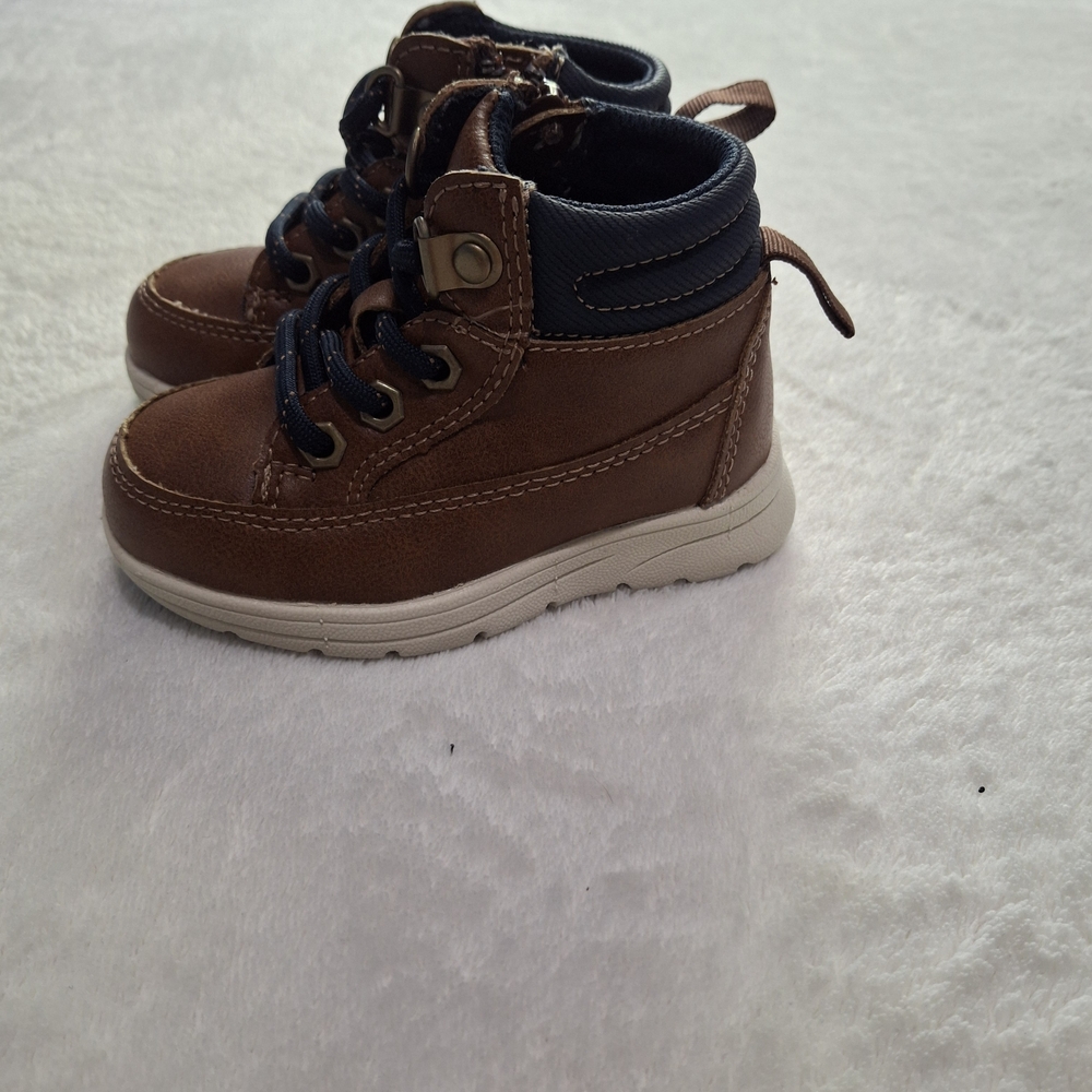 Cozy Brown and Black Kids Boots